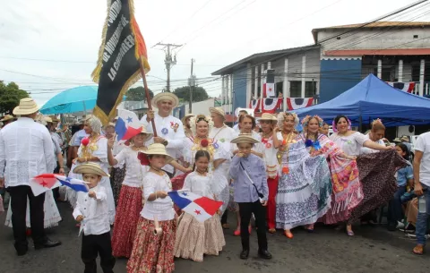 Panamá Oeste celebra en grande el Primer Grito de Independencia de La Villa de Los Santos