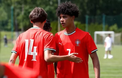Cristiano Ronaldo Júnior marca su primer gol con la selección sub-16 de Portugal
