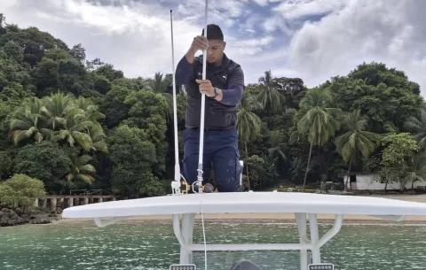 Parque Nacional Coiba refuerza monitoreo con nuevo equipo para la vigilancia marina