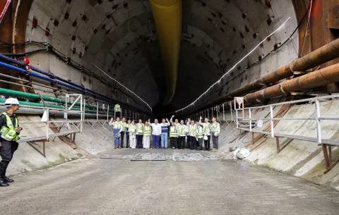 Túnel de la línea 3 del Metro ya cruzó el Canal; la obra podría culminar en 2028