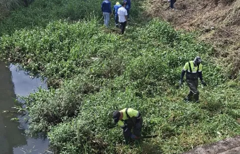 Retiran más de una tonelada de desechos de la cuenca del Río Juan Díaz en Don Bosco
