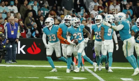 Miami Dolphins saca una victoria en el estadio Santiago Bernabéu