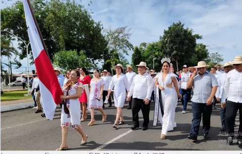 Los cinco distritos de Panamá Oeste le rinden honor a la patria