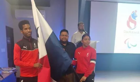 Jhan Carlos Wisdom y Keytlin Escobar, abanderados de Panamá para el Paradeportivo Centroamericano 
