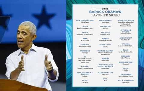 Barack Obama incluye a Rosalía en la lista de sus canciones favoritas de 2025
