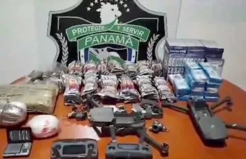Drones llevan celulares y drogas a las cárceles de Panamá, afirma jefe policial