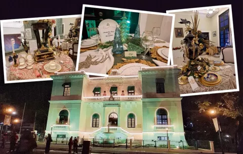 Exhibición navideña en la Gobernación de Panamá