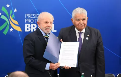  Mulino y Lula Da Silva revisan futura adhesión de Brasil al Tratado de Neutralidad del Canal de Panamá