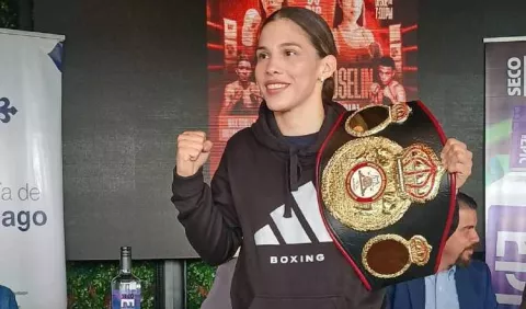 Nataly Delgado, con los deseos se subir al 'ring' para defender su título mundial
