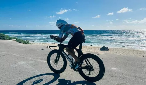 Panameños  en el Ironman de Conzumel 2025, México