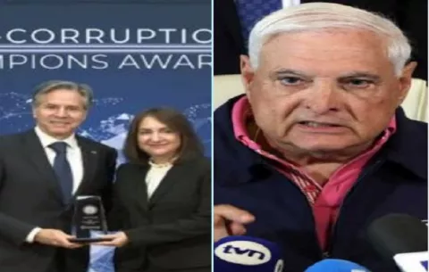 Martinelli pide reevaluar distinción 'campeona anticorrupción' de Planells 