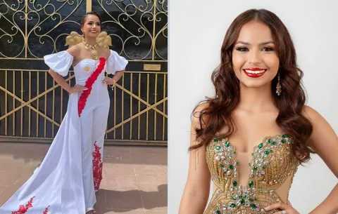 Astrid Rashell Pérez Peña, reina de Calle Abajo de San Carlos, calienta motores para los carnavales 2026