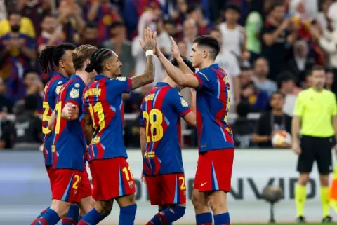Barcelona hizo una ‘manita’ al Athletic y va a la final de la Supercopa