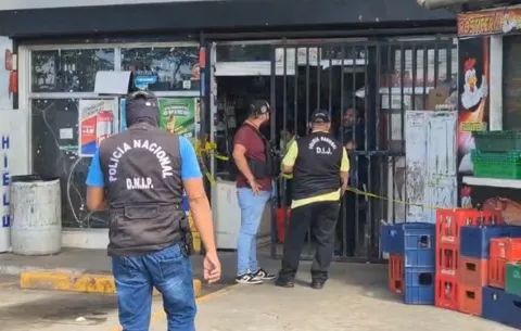 Seguridad privado frustra robo a minisúper con disparos en Villa Alondra, corregimiento de Puerto Pilón
