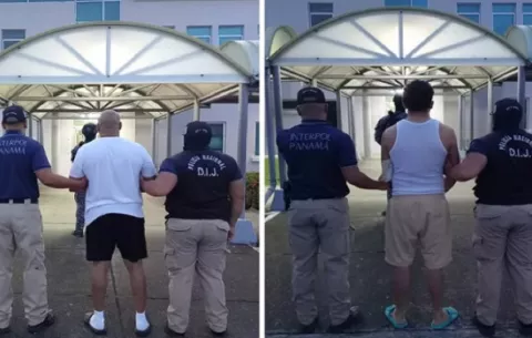 Interpol Panamá entrega a Estados Unidos a hondureño y dominicano acusados de delitos graves