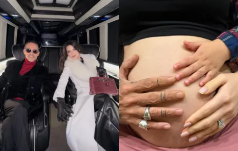 Marc Anthony y Nadia Ferreira están esperando su segundo hijo
