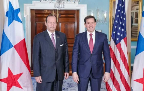 Rubio recibe al canciller de Panamá en pleno debate sobre la estabilidad de Venezuela