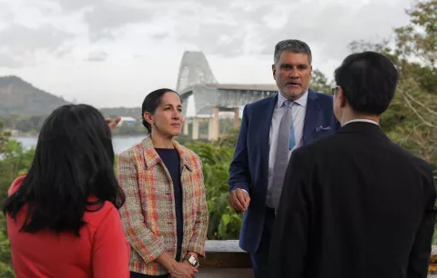 Farrugia habla de parque o monumento en el Mirador de las Américas