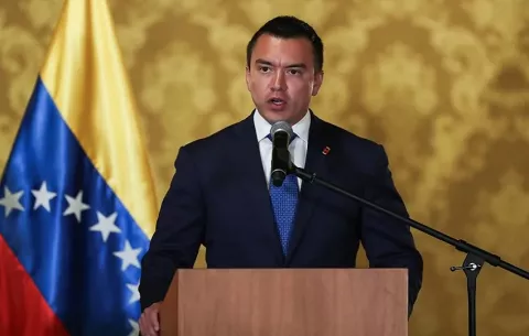 'A todos los criminales narco chavistas les llega su hora', dijo el presidente de Ecuador