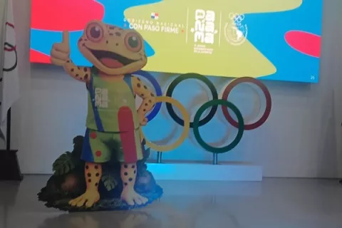 Antón, mascota de los  IV Juegos Suramericanos de la Juventud 2026