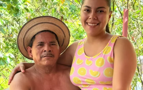 ‘La Tepesita’ confía en que su padre se va a recuperar