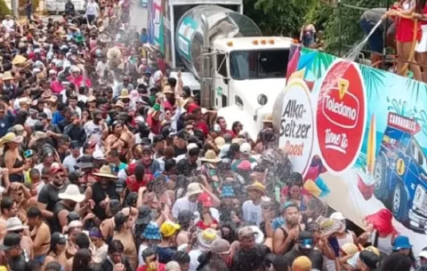 Penonomé: así fueron los culecos en este primer día de Carnaval