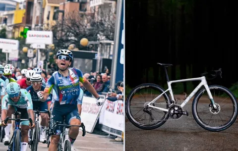La bicicleta Rali hace historia en el mundo durante el Giro de Sardegna