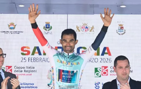 Roberto González con la Rali Evolve blinda el liderato de montaña en la Etapa Reina del Giro Di Sardegna