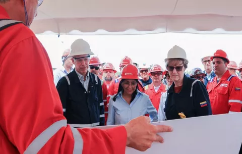 Delcy Rodríguez aspira a que Venezuela sea gran productor de crudo sin desnacionalización