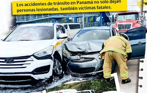 Casi 4 mil lesionados por siniestros viales en Panamá