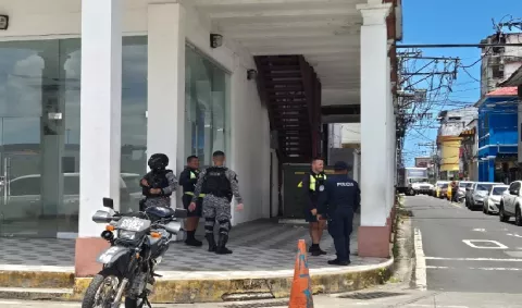 Detenidos se van a los puños en la sala del Sistema Penal Acusatorio de Colón