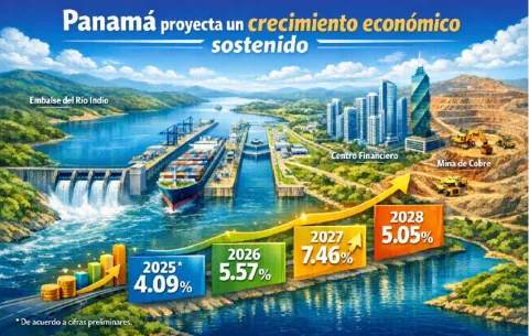 Analistas proyectan un crecimiento económico superior al 5% para Panamá en 2026: ¿Cuáles serán los pilares?