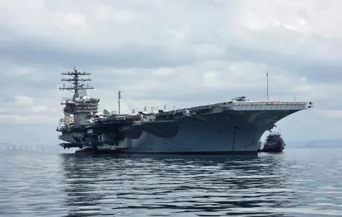 Orillac: llegada del portaviones Nimitz simboliza compromiso regional 