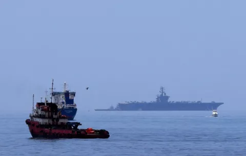 USS Nimitz llega a Panamá para ejercicios multinacionales 'Mares del Sur 2026'