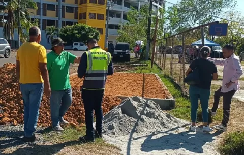 Autoridades revisan una polémica construcción en la comunidad veragüense de Alto Alfaro