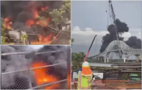 Medios internacionales reaccionan a explosión debajo del puente de Las Américas