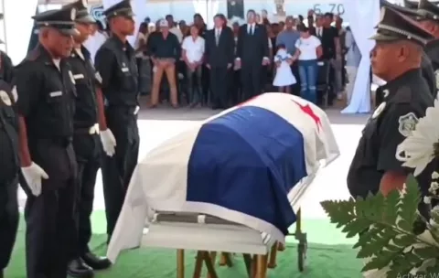 Despiden con honores al Sargento Segundo Albis Espinoza caído en El Chorrillo