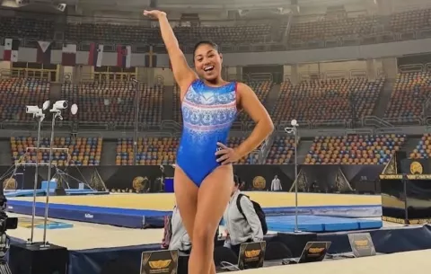 Hillary Heron gana medalla de plata en la Copa del Mundo de Gimnasia Artística