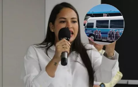 Stefany Peñalba responde a críticas tras brindar servicio de colegial municipal donde está rotulada su imagen