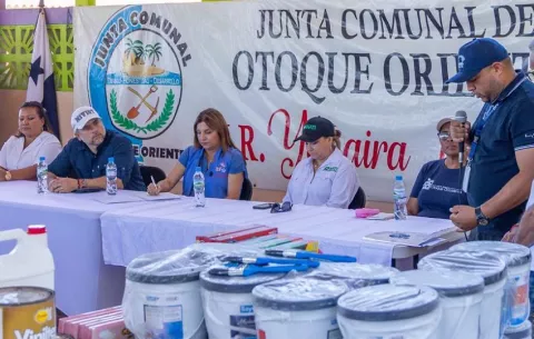 Impulsan acciones para mejorar las condiciones de vida de la comunidad de Isla Otoque