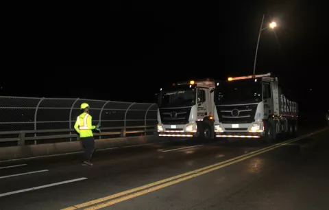 Mop culmina pruebas de carga en el Puente de las Américas