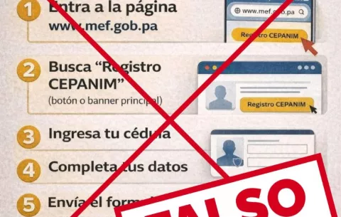  MEF advierte sobre falsa guía para registro de Cepanim
