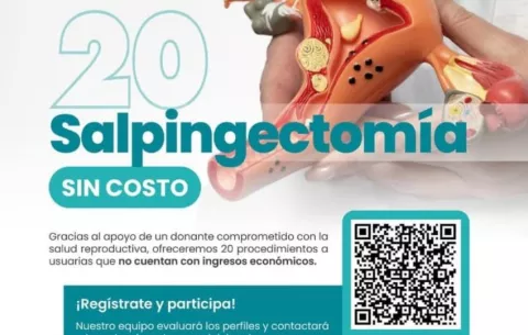 Aplafa ofrece 20 cirugías de salpingectomía gratuitas para mujeres sin ingresos