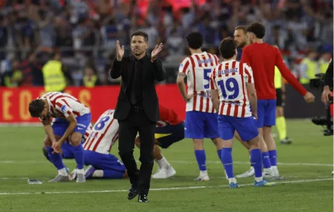 Copa del Rey: Simeone admite que la Real Sociedad tuvo más contundencia que el Atlético de Madrid