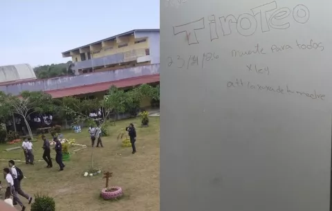 ¡Preocupante! En escuela de La Chorrera aparecen amenazas de tiroteo