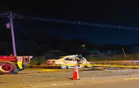 Un muerto y cinco heridos deja accidente de transito en la autopista Arraiján la Chorrera