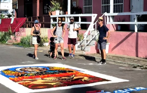 La Villa de Los Santos se prepara para la celebración del Corpus Christi