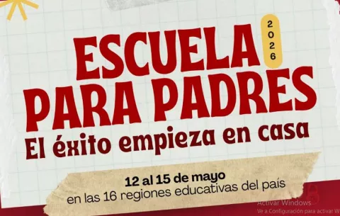 Meduca anuncia fechas  de Escuela para Padres