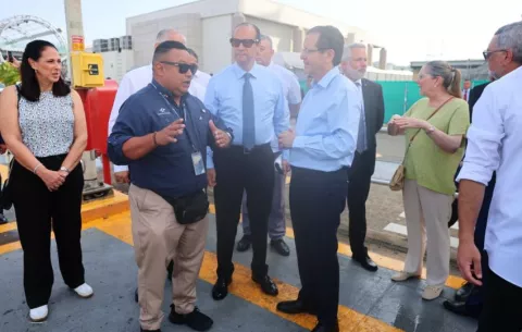 Presidente de Israel visita el Canal de Panamá en histórica gira oficial