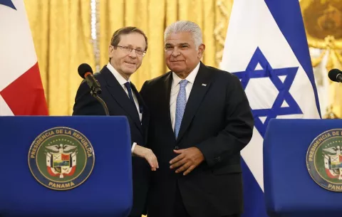 Israel destaca apoyo de Panamá; acuerdan mayor colaboración entre países